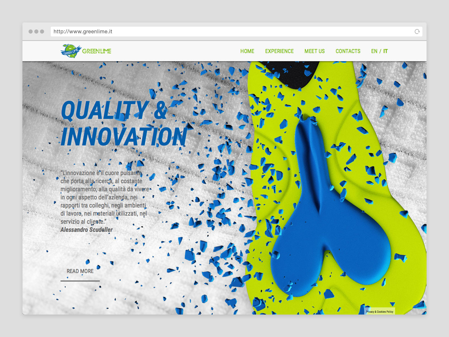 GreenLime Sito Web - Quality Innovation